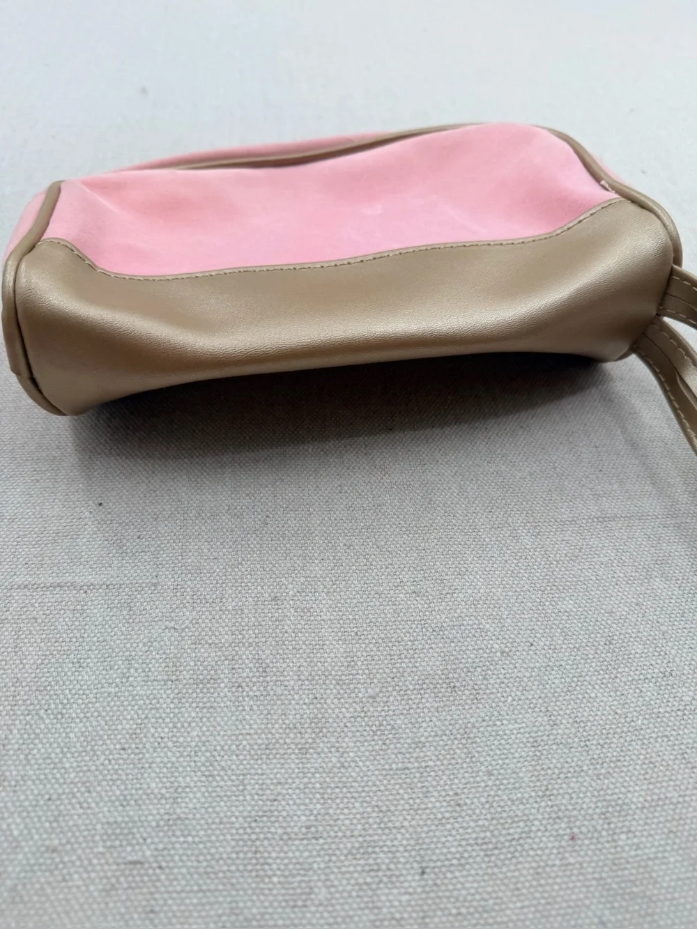 Sparkle Everyday Pink and Gold Cosmetic Pouch